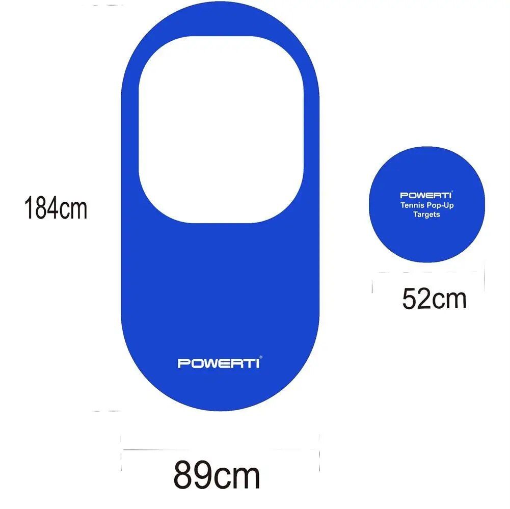 Portable Tennis Training Target Rings - Foldable & Durable Practice Aid