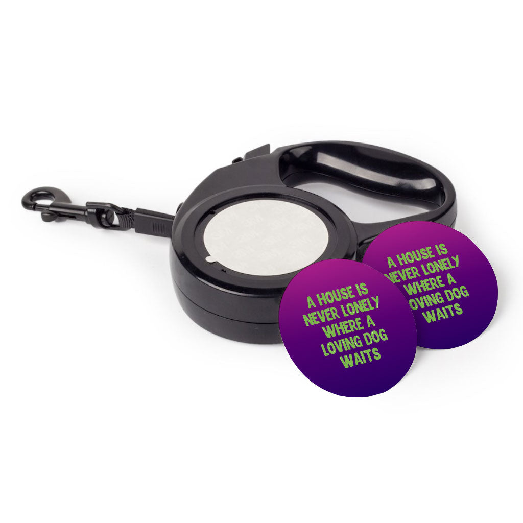 Dog Quote Retractable Pet Leash - Cute Leash - Creative Dog Leash