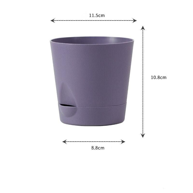 Modern Self-Watering Double Layer Flower Pot for Indoor & Outdoor Decor