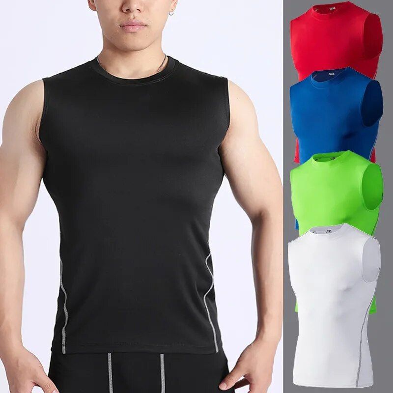 Men's Quick-Dry Sleeveless Fitness Tank Top