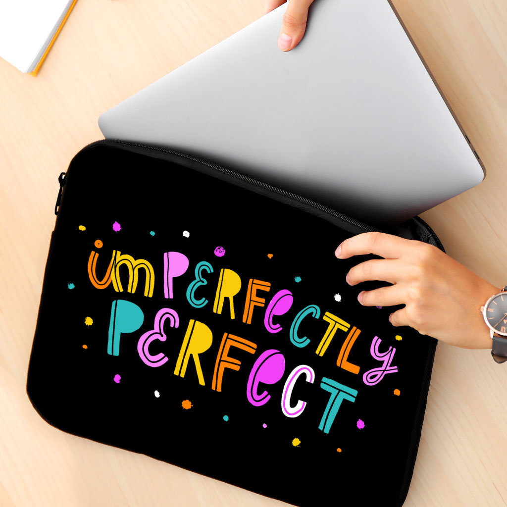 Imperfectly Perfect MacBook Pro 16" Two-Sided Sleeve - Funny Laptop Sleeve - Best MacBook Sleeve