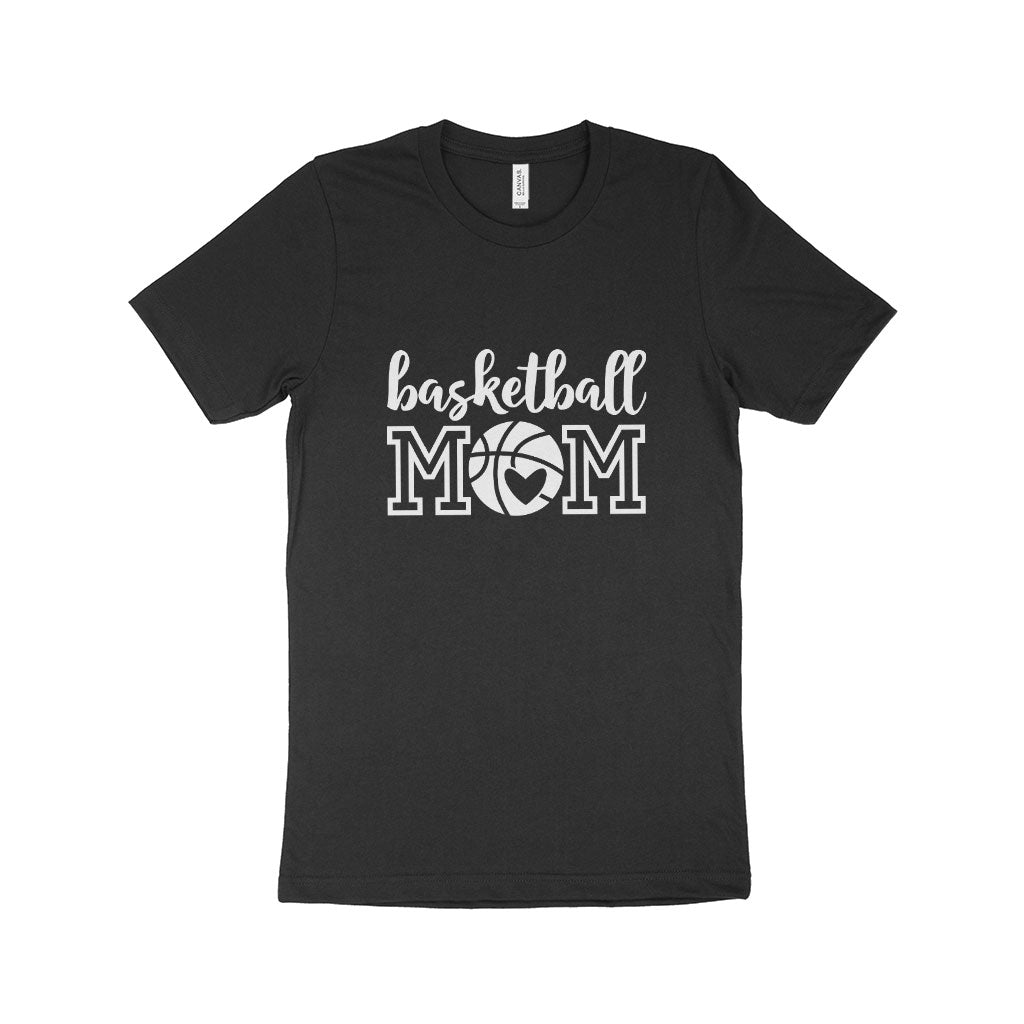 Basketball Mom Women’s Jersey T-Shirt Made in USA