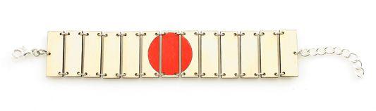 Japanese Flag Bracelet #7522 | Red Sunflower