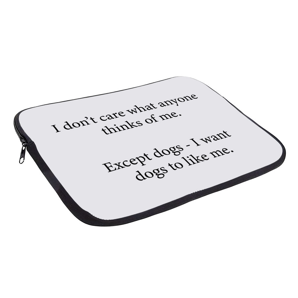 Dog Lover MacBook Pro 14" Sleeve - Printed Laptop Sleeve - Funny MacBook Sleeve