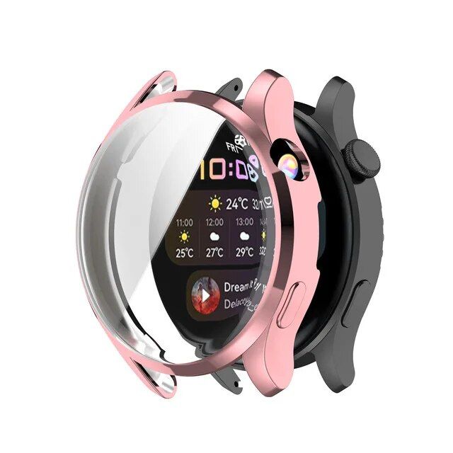 48mm/46mm Soft TPU All-Around Protective Case & Screen Protector for Huawei Watch 3