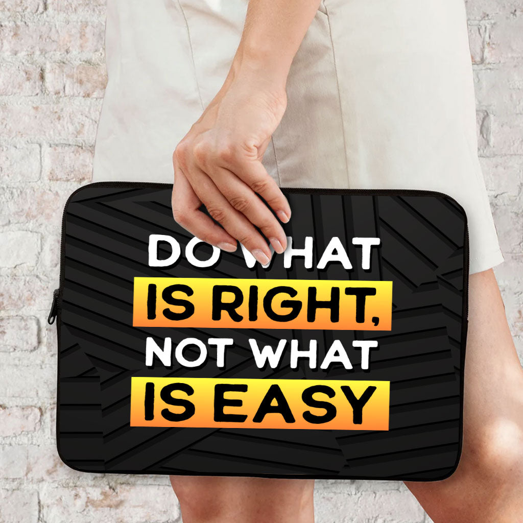 Motivational MacBook Air 14" Two-Sided Sleeve - Quote Laptop Sleeve - Best Design MacBook Sleeve