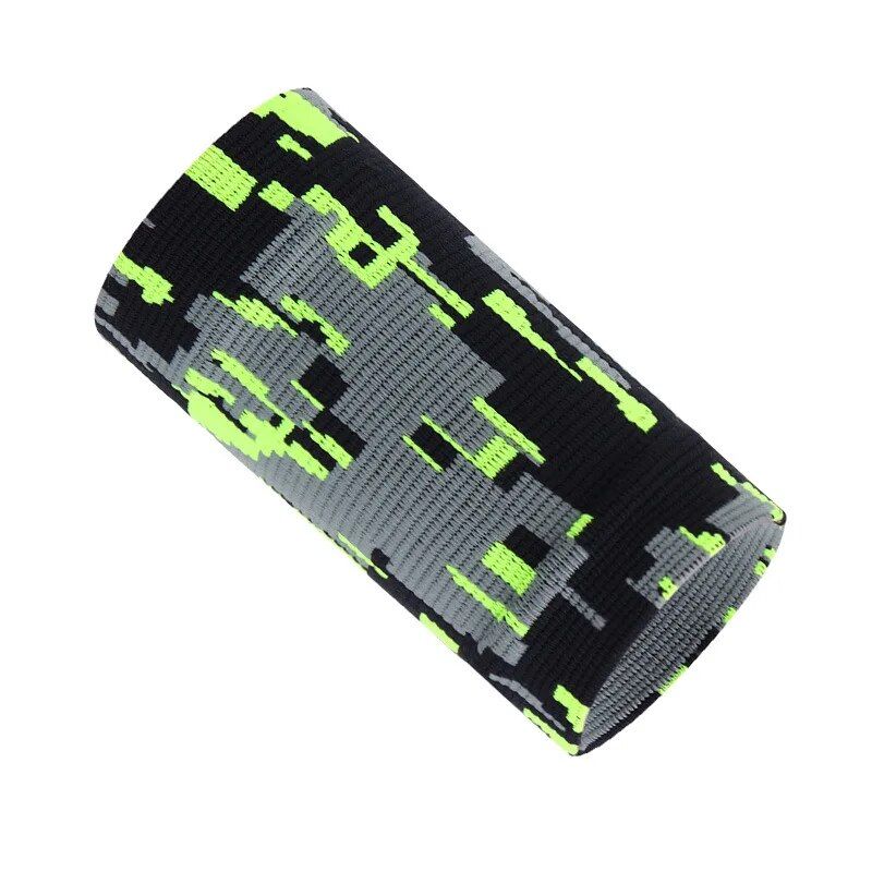 High-Performance Unisex Sports Wristband - Stretch Fit, Nylon & Spandex, for Fitness & Athletics