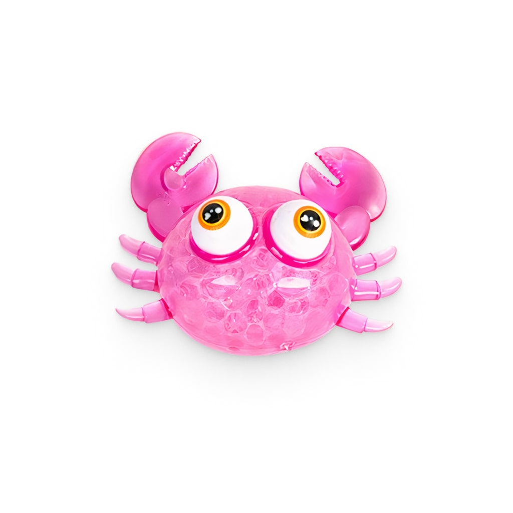 Pink Squishy Crab Toy