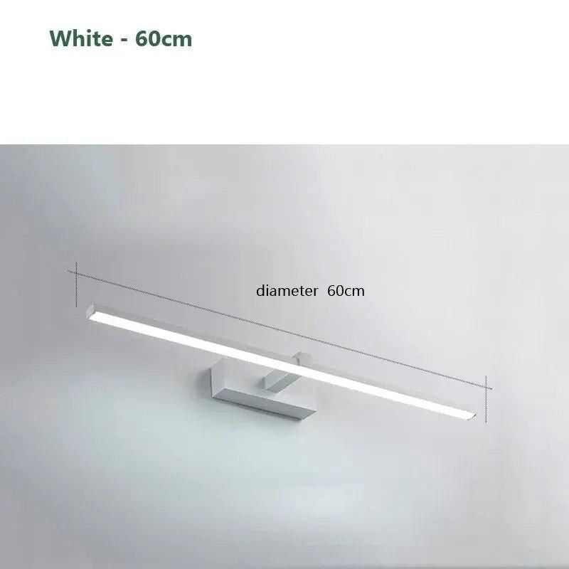 Sleek Modern LED Wall Light for Bathrooms