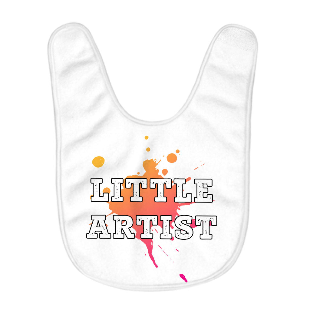 Artist Baby Bibs - Paint Splash Baby Feeding Bibs - Cool Bibs for Eating