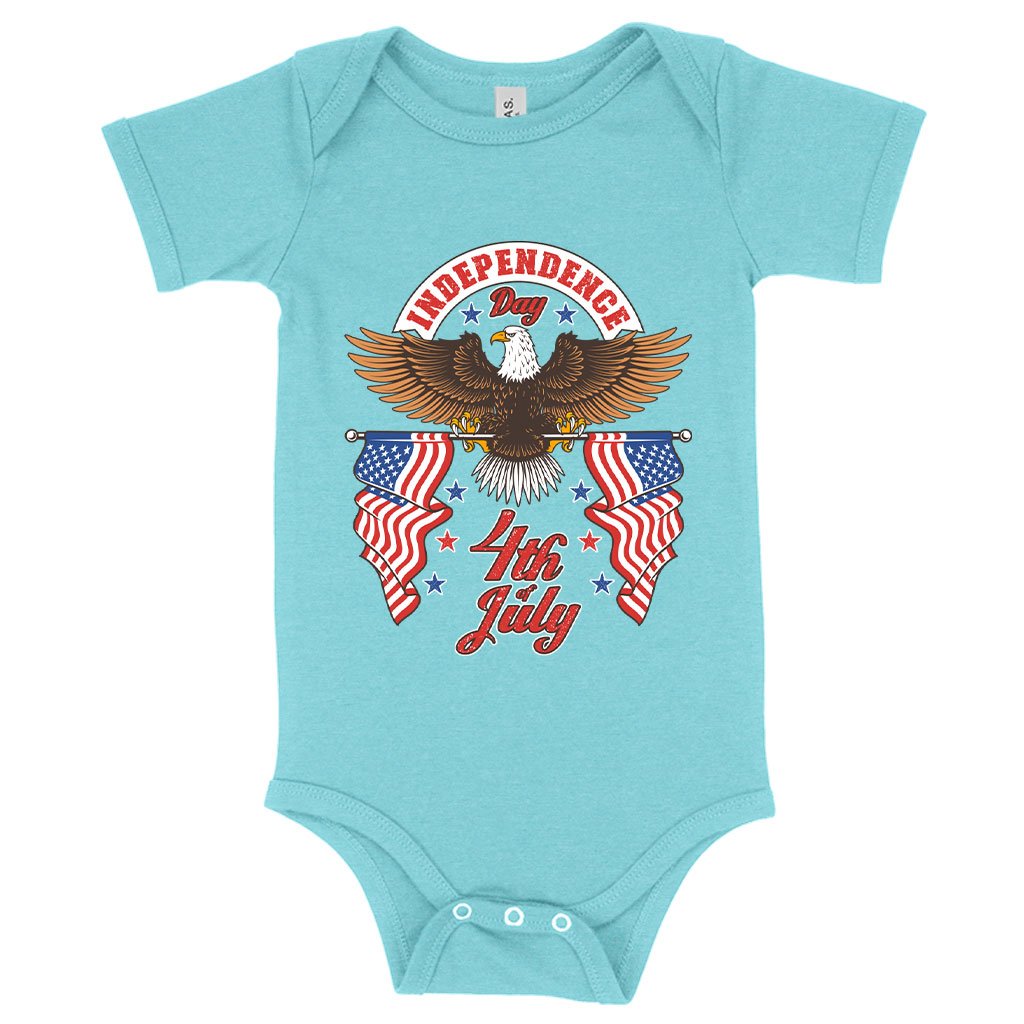 Baby Independence Day 4th of July Onesie - Independence Day Onesies - Patriotic USA Onesie