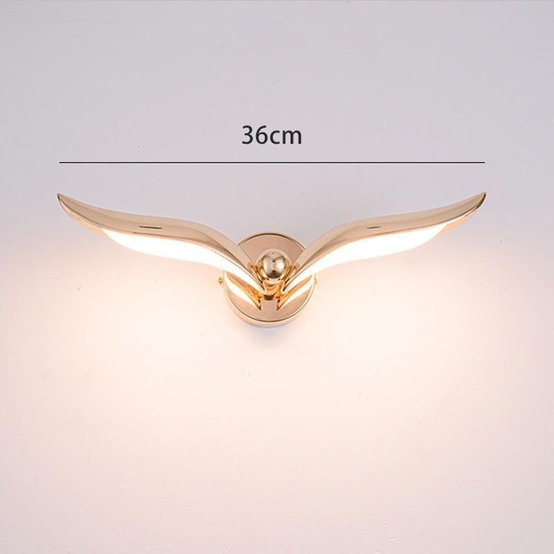 Elegant Rose Gold LED Wall Lamp