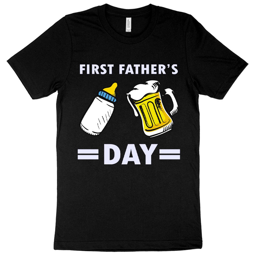 First Father's Day T-Shirt - Funny Father's Day T-Shirts