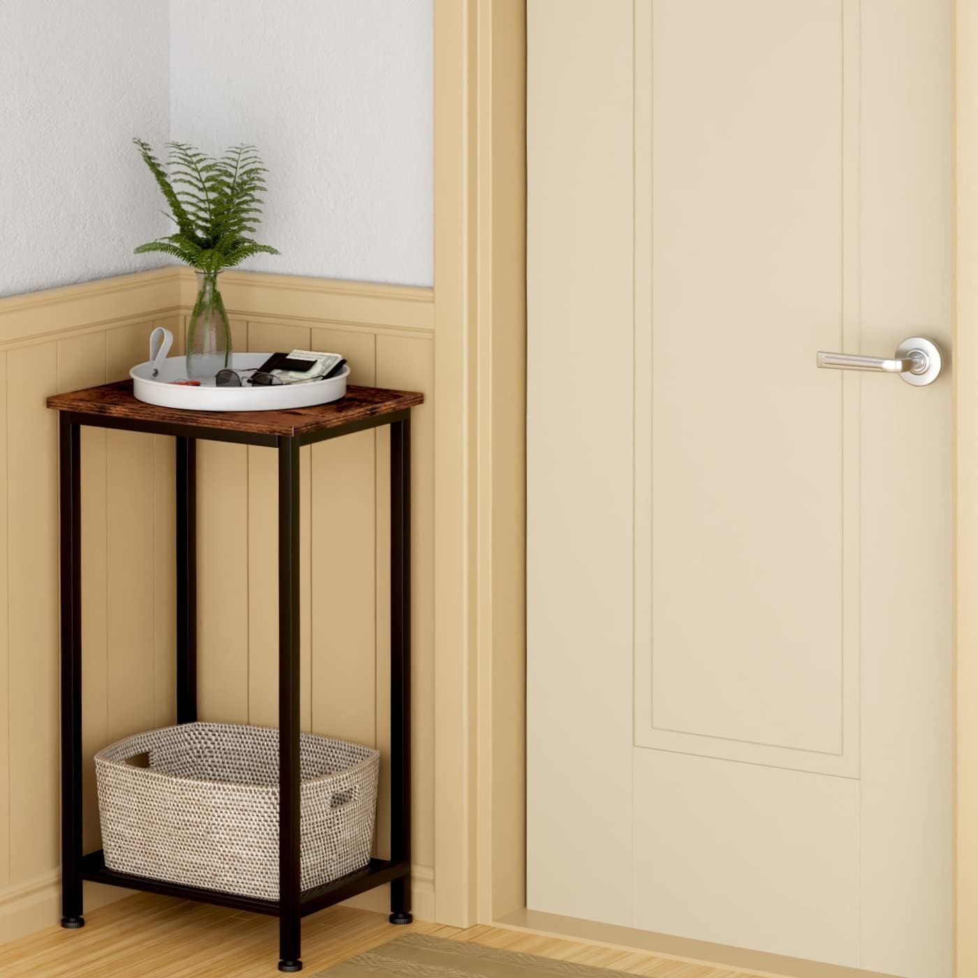 Versatile High-End Side Table with Storage Shelf