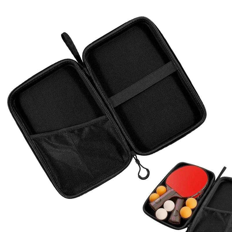 Premium EVA Hard Shell Table Tennis Racket Case - Portable & Waterproof Ping Pong Paddle Storage Box