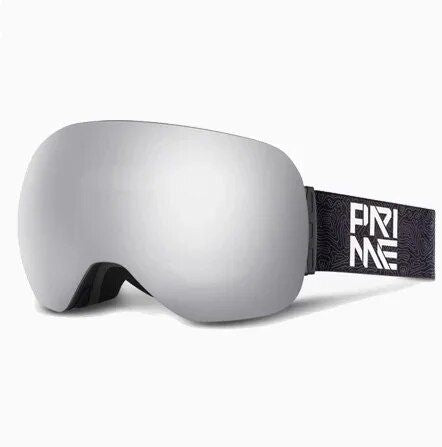 Quick-Change Magnetic Ski Goggles - Anti-Fog, Dual Layer Lens for Snowboarding & Skiing