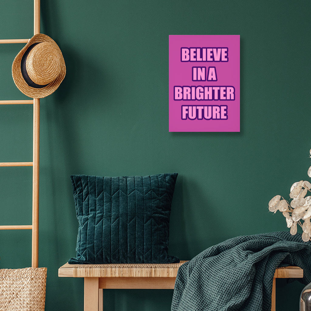 Believe Wall Picture - Cool Stretched Canvas - Graphic Wall Art