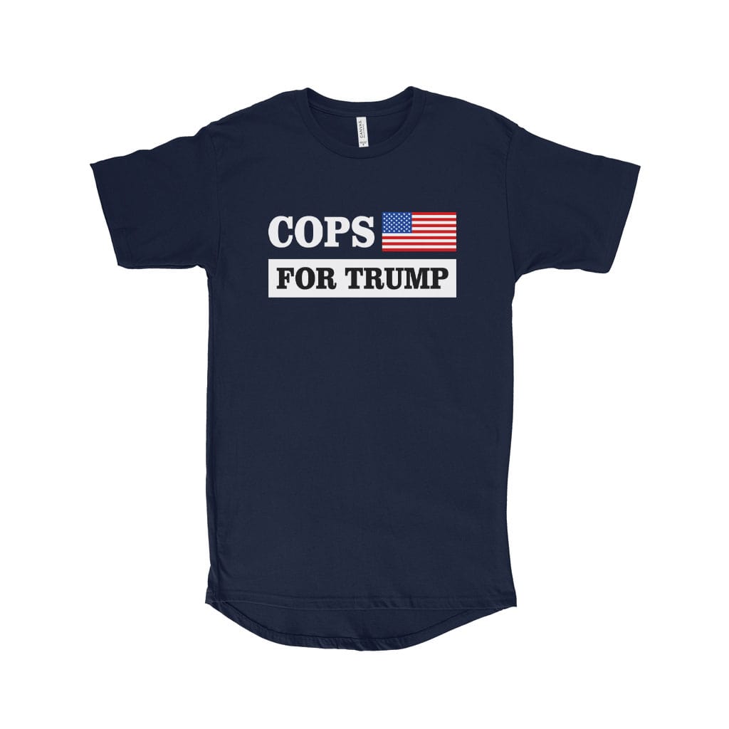 Men's Cops for Trump T-Shirt - Trump Tee Shirts