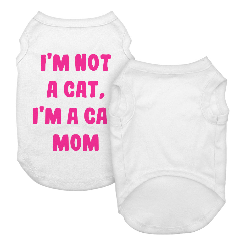 I'm Not a Cat Dog Tank - Cute Dog T-Shirt - Printed Dog Clothing