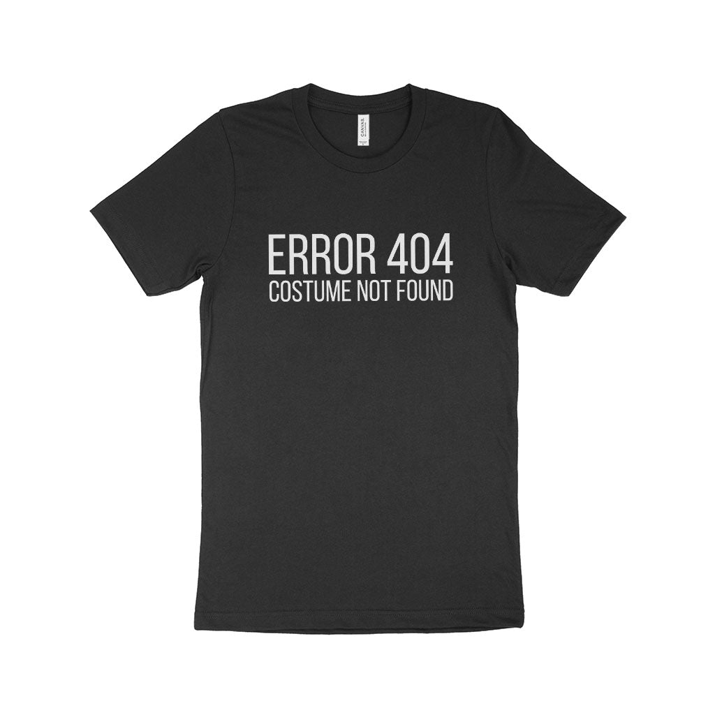 "404 Costume Not Found" Unisex Jersey Printed T-Shirt