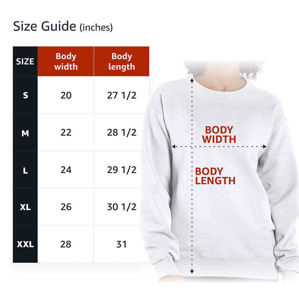 Confidence Crewneck Sweatshirt - Best Design Women's Sweatshirt - Cool Print Sweatshirt