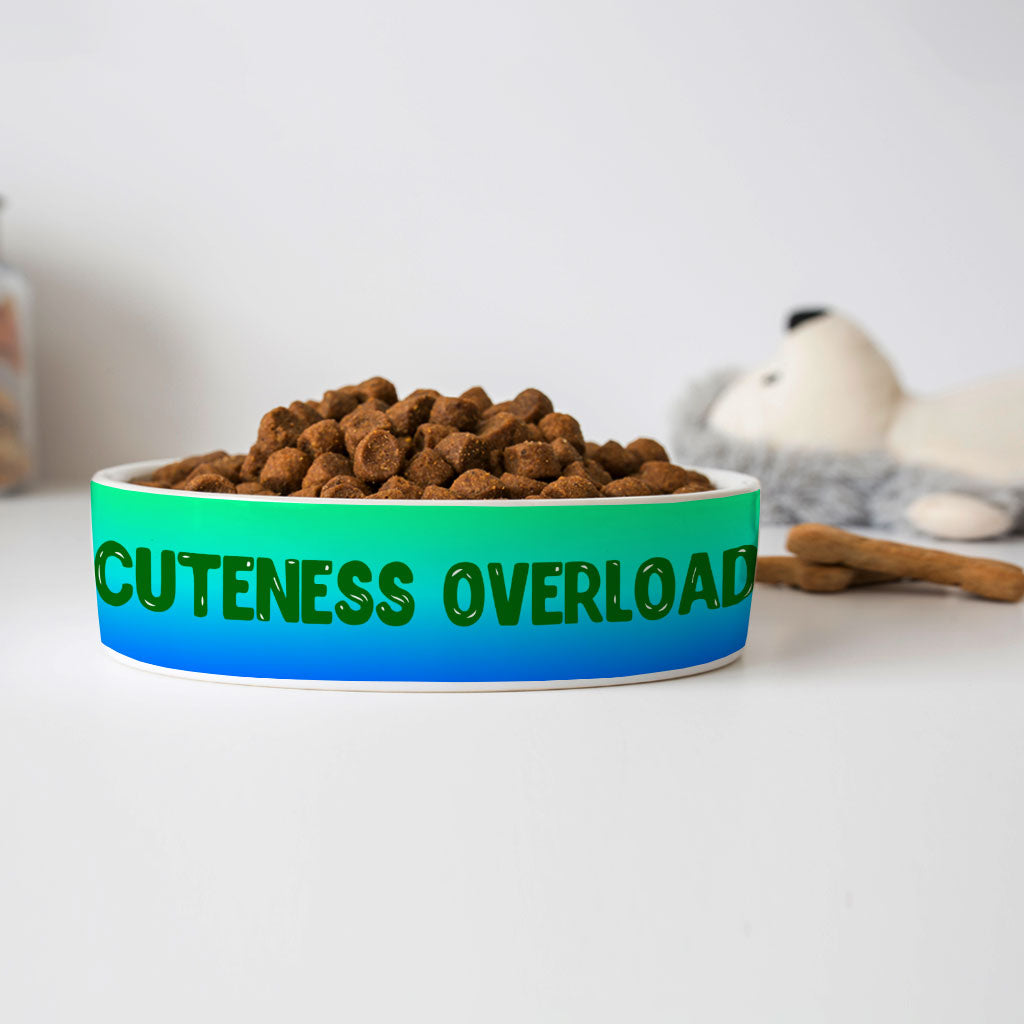 Cute Print Pet Bowl - Kawaii Dog Bowl - Cool Pet Food Bowl