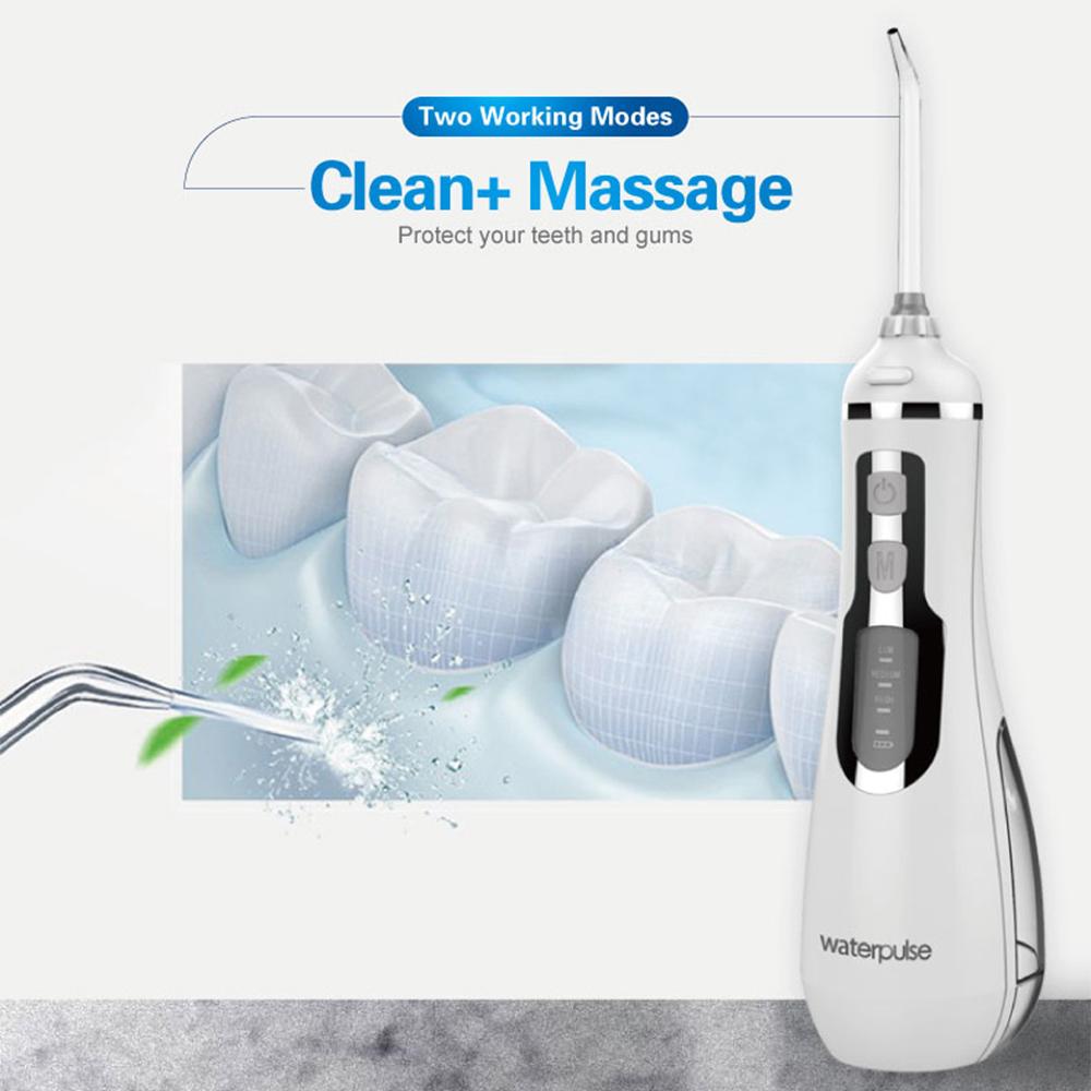 Water Flosser Cordless Dental Portable Oral Irrigator Teeth Cleaning