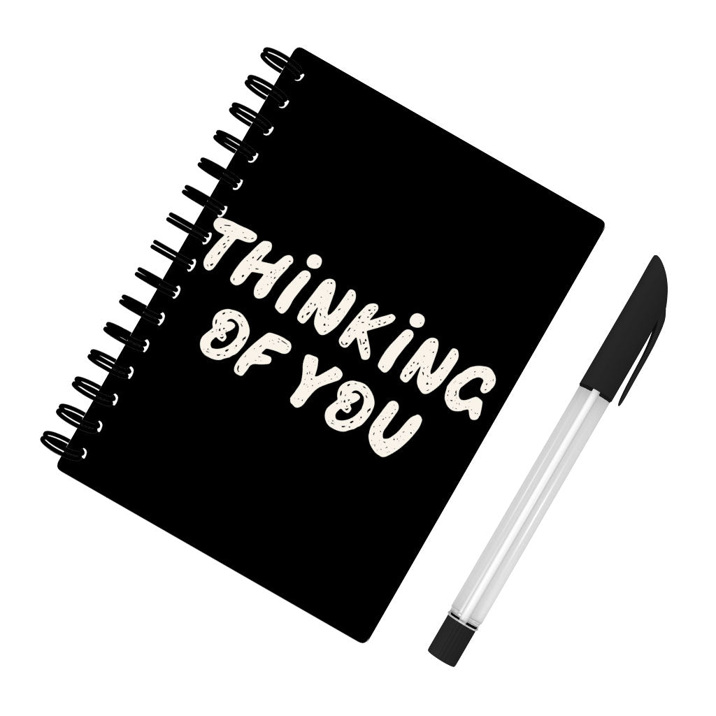 Thinking Of You Spiral Notebook - Cute Notebook - Trendy Notebook