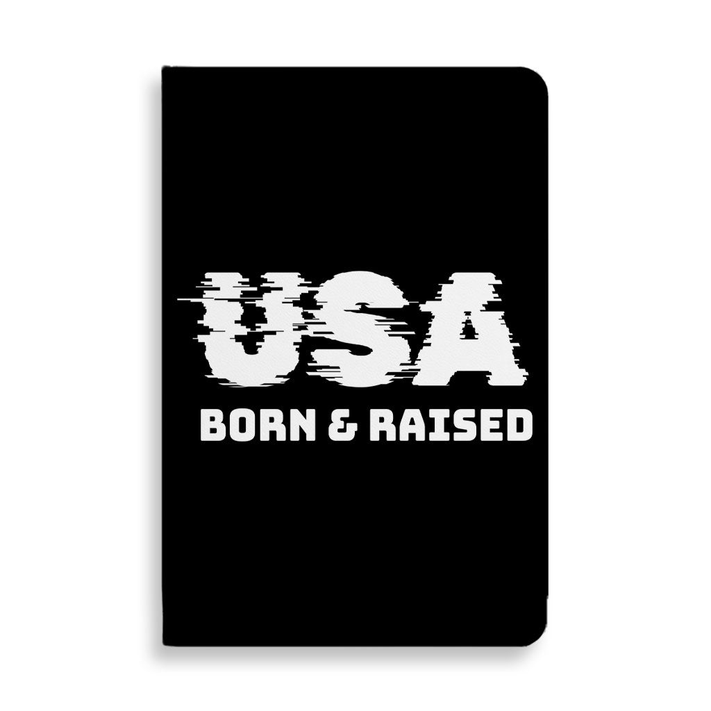 Born in the USA Journal - Patriotic Design Notebook - Cool Design Journal