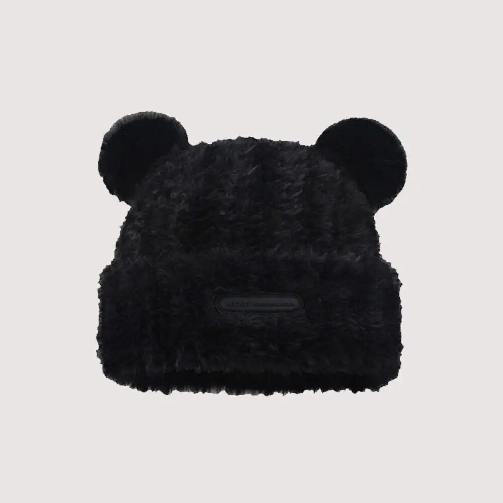 Chic Autumn-Winter Bear Ear Beanie