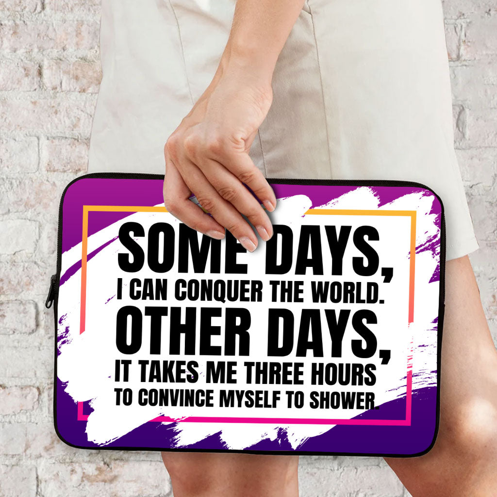 Funny Quote MacBook Air 14" Two-Sided Sleeve - Best Design Laptop Sleeve - Graphic MacBook Sleeve