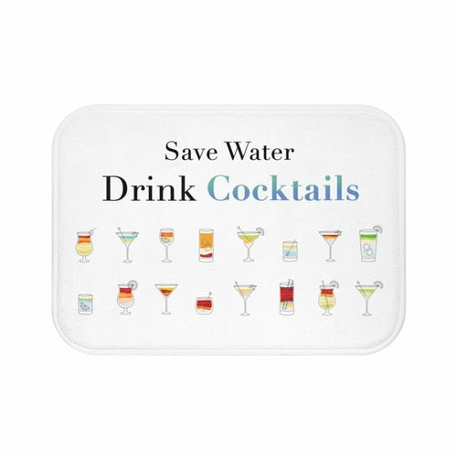 Drink Cocktail Bath Mat Home Accents