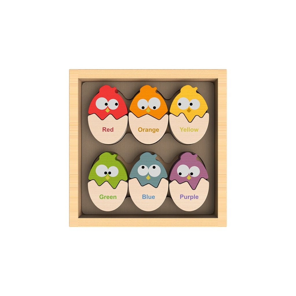 Color 'N Eggs Bilingual Matching Puzzle