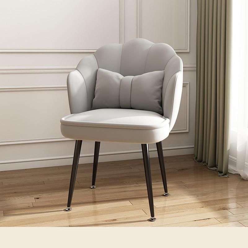 Modern Nordic Light Luxury Makeup Stool - Elegant Bedroom and Living Room Chair