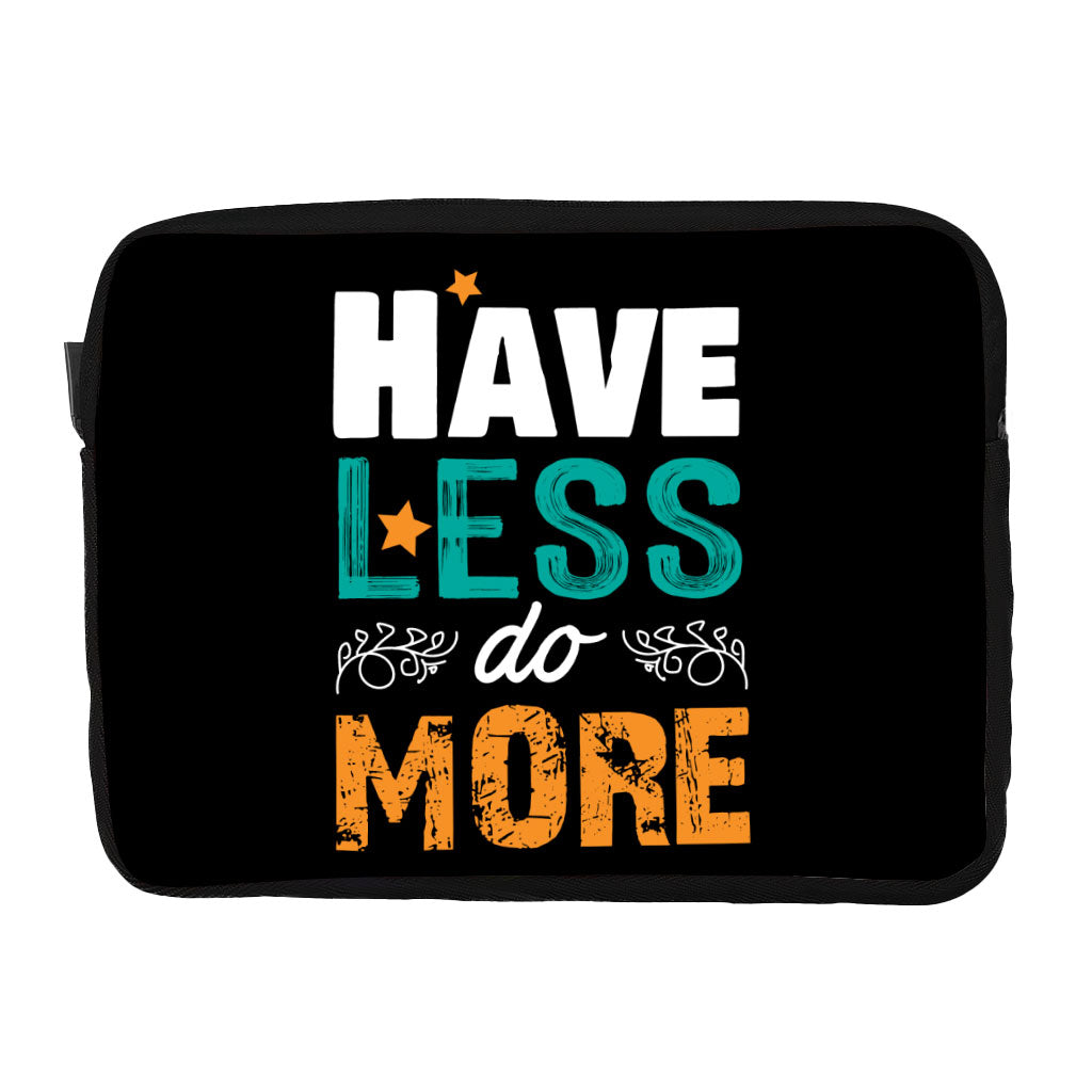 Quote Dell 16" Two-Sided Sleeve - Cool Laptop Sleeve - Funny Laptop Sleeve with Zipper