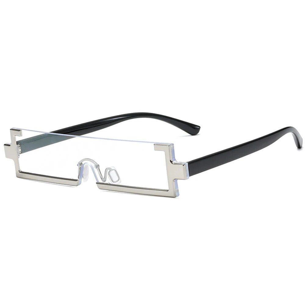 Trendy Square Rimless Sunglasses