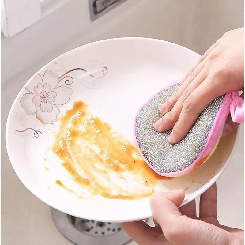 Eco-Friendly Double-Sided Dishwashing Sponges