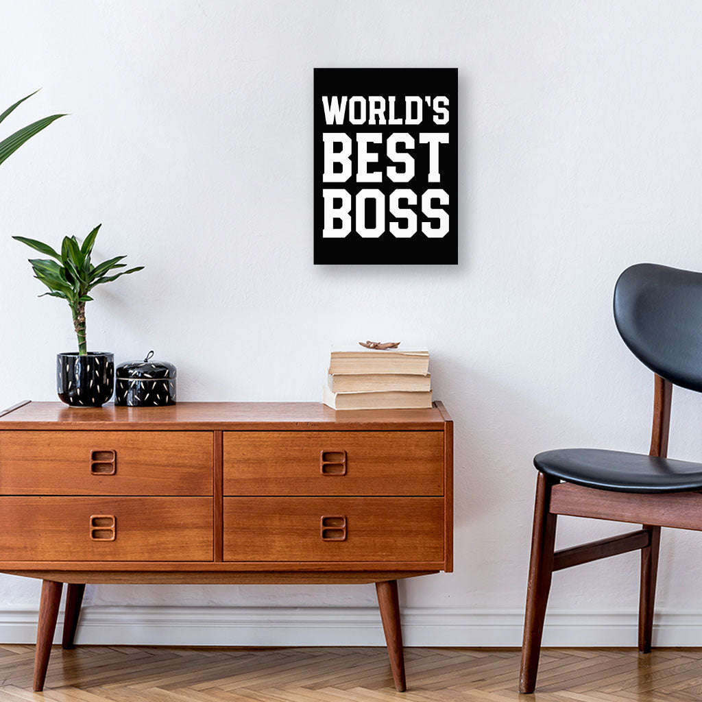 Boss Wall Picture - Gift Stretched Canvas - Cool Wall Art