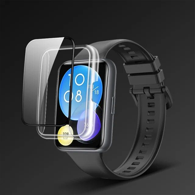 Full Bumper Tempered Glass Protector for HUAWEI Watch Fit 2