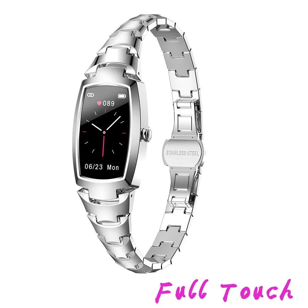 2023 Elegant Diamond Wristband Smartwatch: Fitness & Heart Rate Tracker - IP67 Waterproof