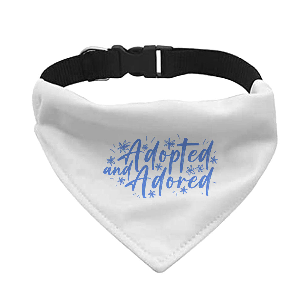 Adopted Pet Bandana Collar - Cute Scarf Collar - Trendy Dog Bandana