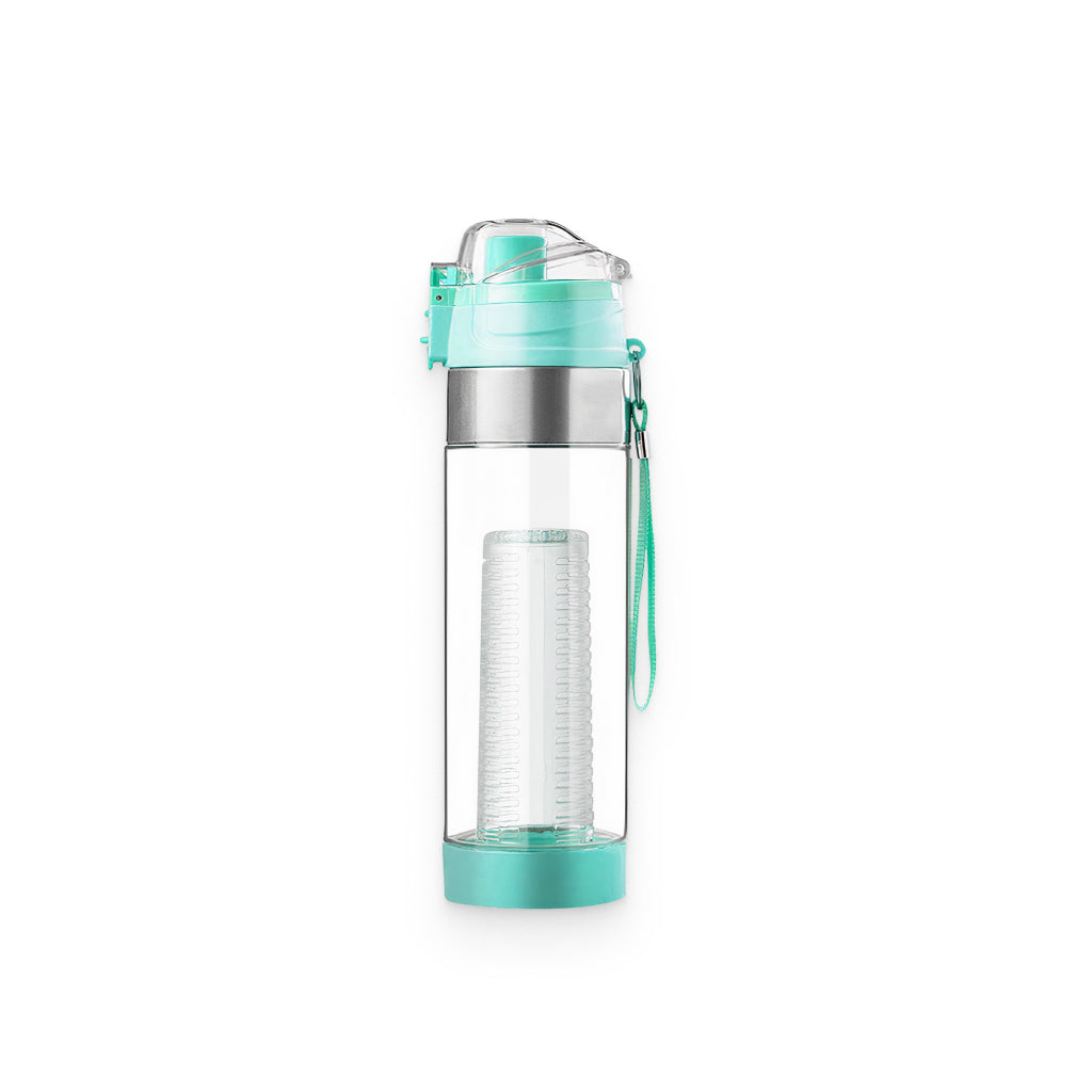 Teal Plastic Water Bottle