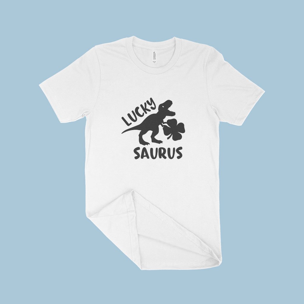 St. Patrick's Day Dinosaur T-Shirt Made in USA