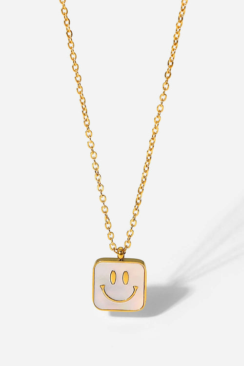 Smiley Face Pendant Necklace