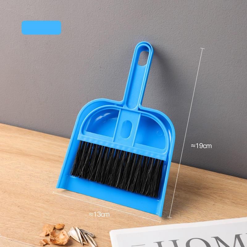 Compact Mini Broom and Dustpan Set - Ideal for Desktop and Small Area Cleaning