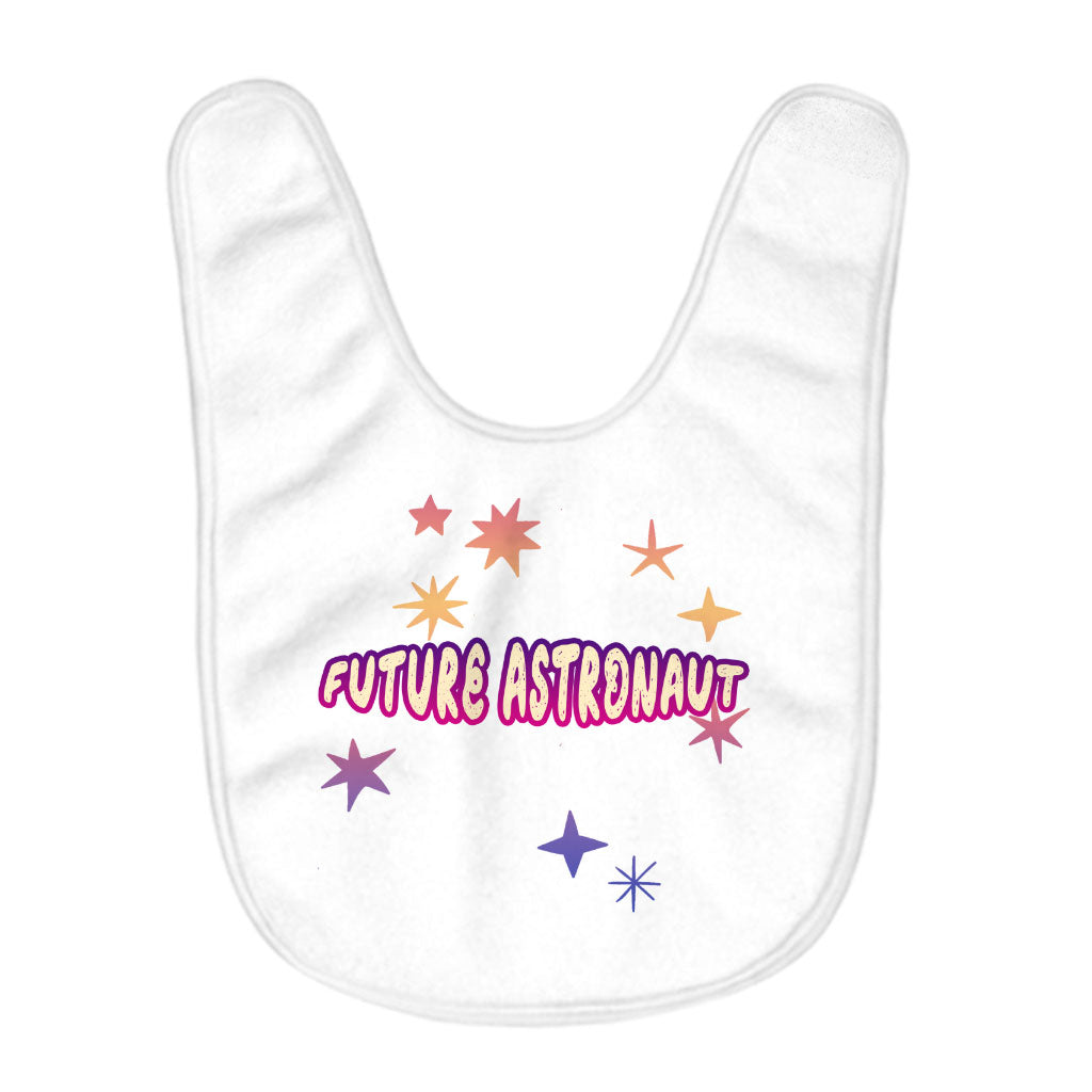 Future Astronaut Baby Bibs - Illustration Baby Feeding Bibs - Themed Bibs for Eating