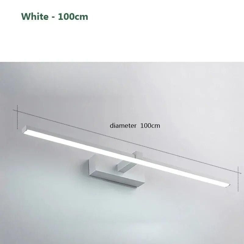 Sleek Modern LED Wall Light for Bathrooms