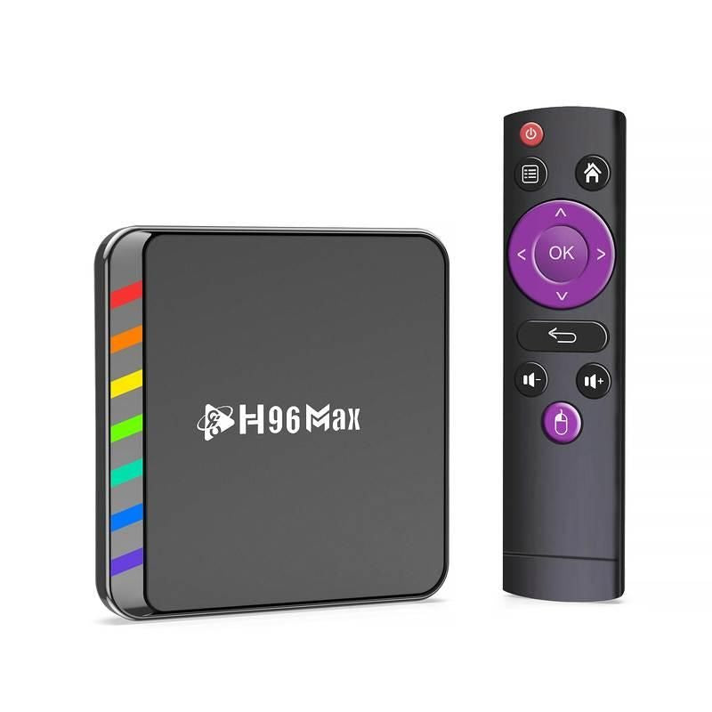 4K Ultra HD Smart TV Box - Android 11, Quad-Core, 64GB Storage, WiFi 6, Bluetooth 5.0