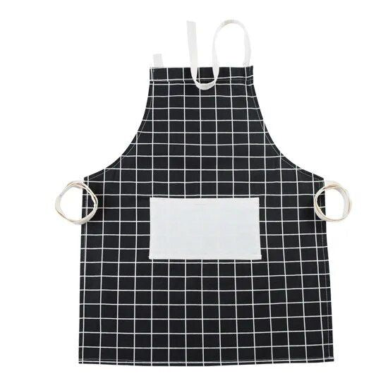 Adjustable Cotton Linen Chef Apron