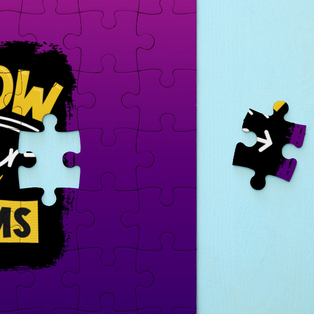 Follow Your Dreams Puzzles - Cute Design Jigsaw Puzzle - Cool Trendy Puzzles